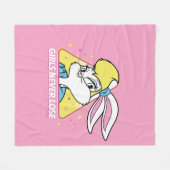 Couverture Polaire Lola Bunny Girls ne perdent jamais (Devant (Horizontal))