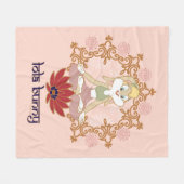 Couverture Polaire Lola Bunny Yoga Lotus Pose (Devant (Horizontal))