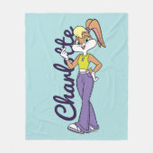 Couverture Polaire Lola Finger Heart (Devant)