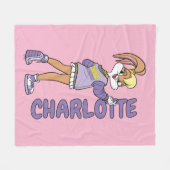 Couverture Polaire Lola TUNE SQUAD™ Varsity Heart (Devant (Horizontal))