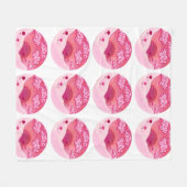 Couverture Polaire Lollipops et beaux nuages (Devant (Horizontal))