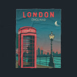 Couverture Polaire Londres Angleterre Retro Travel Art Vintage<br><div class="desc">Design d'art vectoriel à Londres. Londres,  capitale de l'Angleterre et du Royaume-Uni,  est une ville du 21ème siècle avec une histoire qui remonte à l'époque romaine.</div>