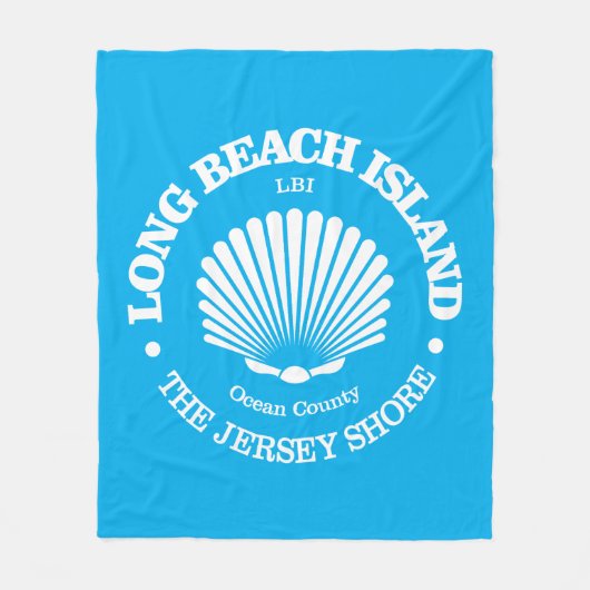 Couverture Polaire Long Beach Island (coquillage) (Devant)