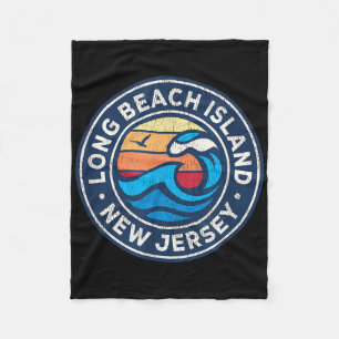 Couverture Polaire Long Beach Island New Jersey Nj Nautique Vintage W
