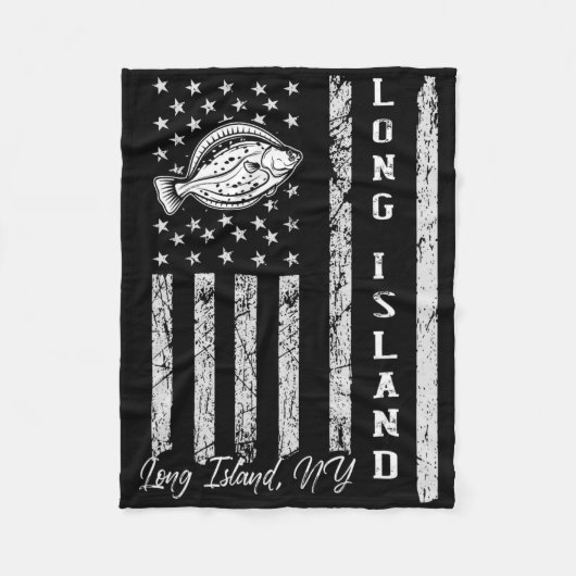 Couverture Polaire Long Island Ny pour les pêcheurs de Fluke (Devant)