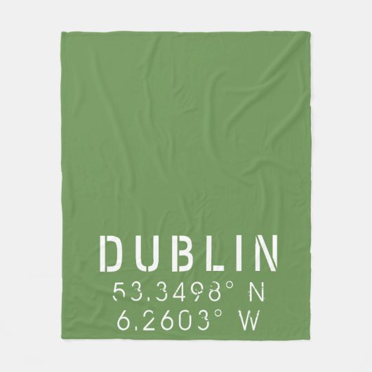 Couverture Polaire Longitude de Dublin (Devant)