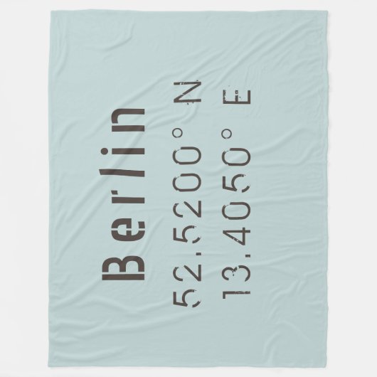 Couverture Polaire Longitude de la Latitude de Berlin (Devant)