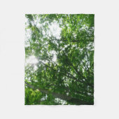 Couverture Polaire Looking Up to Summer Trees (Devant)
