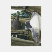 Couverture Polaire Loon sauvage (Devant)