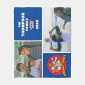Couverture Polaire LOONEY TUNES™ Caractère Logo Famille Photo (Devant)