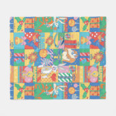 Couverture Polaire LOONEY TUNES™ | Joyeuses fêtes Motif de Noël (Devant (Horizontal))