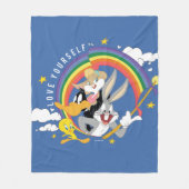 Couverture Polaire LOONEY TUNES™ - Love Yourself Pride Badge (Devant)