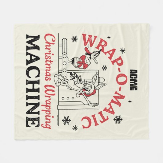 Couverture Polaire LOONEY TUNES™ | Machine à envelopper ACME-O-Matic (Devant (Horizontal))