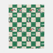 Couverture Polaire LOONEY TUNES™ Soccer Grid Pattern (Devant)