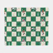 Couverture Polaire LOONEY TUNES™ Soccer Grid Pattern (Devant (Horizontal))