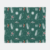 Couverture Polaire LOONEY TUNES™ Soccer Playbook Pattern (Devant (Horizontal))