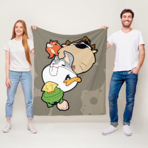 Couverture Polaire LOONEY TUNES™ Têtes massives stylisées