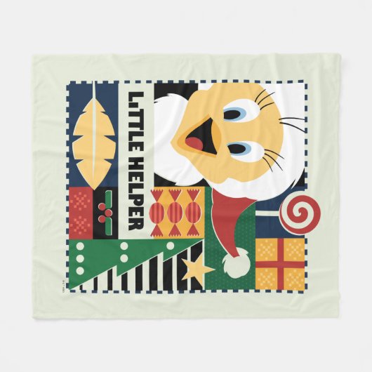 Couverture Polaire LOONEY TUNES™ TWEETY™ Little Helper (Devant (Horizontal))