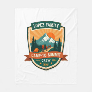 Couverture Polaire Lopez Family Camp-To-Summit Crew Vintage Randonnée