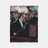 Couverture Polaire L'Orchestre à l'Opéra, Edgar Degas (Devant)