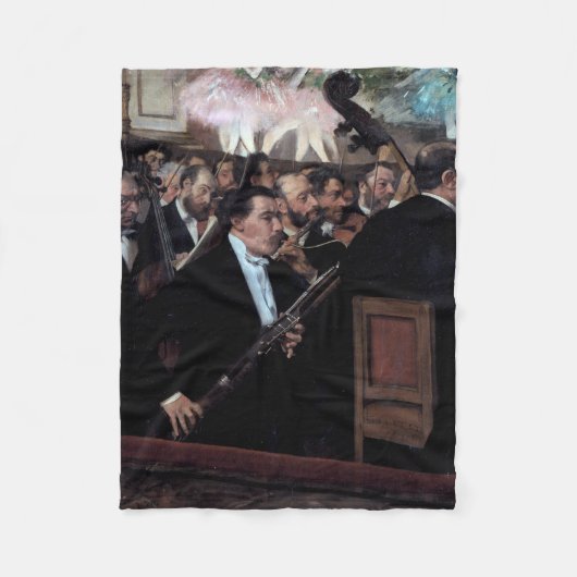 Couverture Polaire L'Orchestre à l'Opéra, Edgar Degas (Devant)