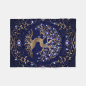 Couverture Polaire L'ornement des yeux de l'arbre de vie (Devant (Horizontal))