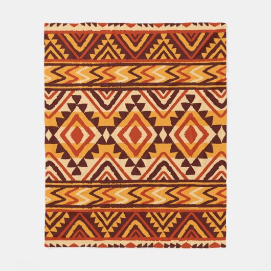 Couverture Polaire L'ornement ethnique. Un motif Navajo sans couture. (Devant)