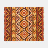 Couverture Polaire L'ornement ethnique. Un motif Navajo sans couture. (Devant (Horizontal))