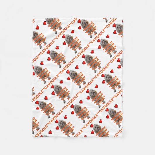 Couverture Polaire l'orthographe alternative de l'AMOUR est CAVOODLE (Devant)