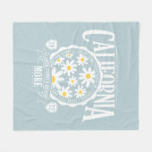 Couverture Polaire Los Angeles California Floral Graphic (Devant (Horizontal))