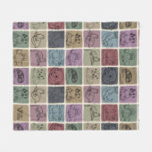 Couverture Polaire Lot cadeau Otter Lover Vintage Lover (Devant (Horizontal))