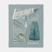 Couverture Polaire LOTHLORIEN™ Collage graphique aquarelle (Devant)