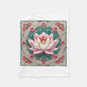 Couverture Polaire lotus (Devant)