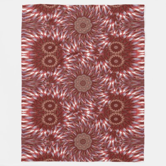 Couverture Polaire Lotus blanc 17 (Devant)