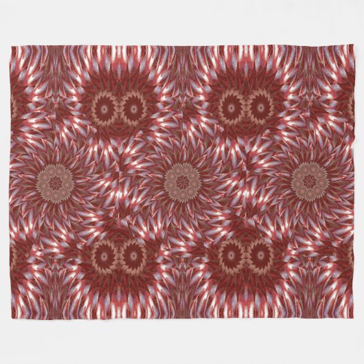 Couverture Polaire Lotus blanc 17 (Devant (Horizontal))