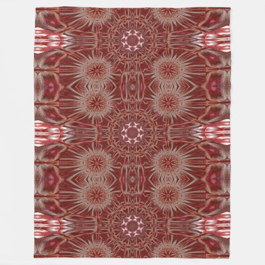 Couverture Polaire Lotus blanc 19 (Devant)