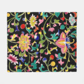 Couverture Polaire Lotus Fleurs et Vins (Devant (Horizontal))