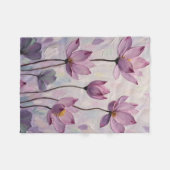Couverture Polaire Lotus – Oil Painting (Devant (Horizontal))