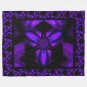 Couverture Polaire Lotus Purple 1 (Devant (Horizontal))