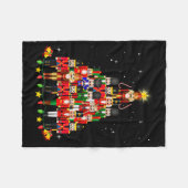 Couverture Polaire Loudest Nutcracker Group Matching Family Holiday F (Devant (Horizontal))