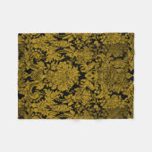 Couverture Polaire Louis XIV Golden Damask (Devant (Horizontal))