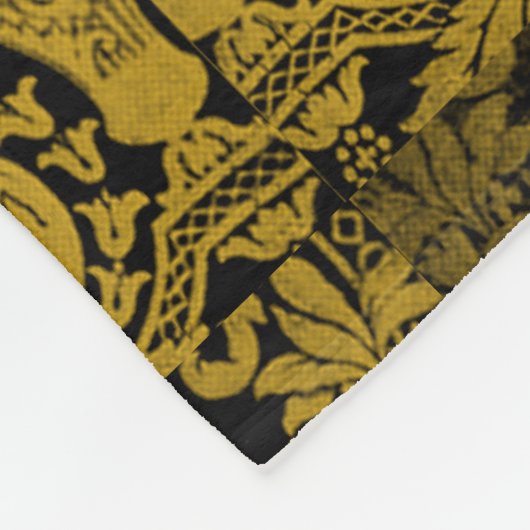 Couverture Polaire Louis XIV Golden Damask (Coin)