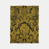 Couverture Polaire Louis XIV Golden Damask (Devant)