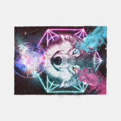 Couverture Polaire Loup (Devant (Horizontal))