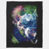 Couverture Polaire Loup (Devant)