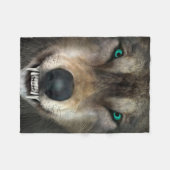 Couverture Polaire Loup (Devant (Horizontal))