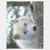 COUVERTURE POLAIRE LOUP ARCTIQUE (Devant)