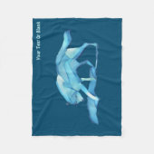 Couverture Polaire Loup bleu (Devant)