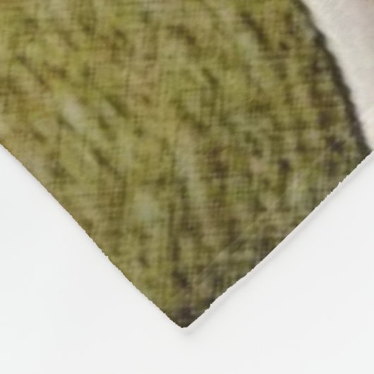 Couverture Polaire Loup coloré debout (Coin)