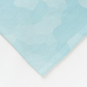 Couverture Polaire Loup d'aquarelle pourpre avec couronne de bois (Coin)